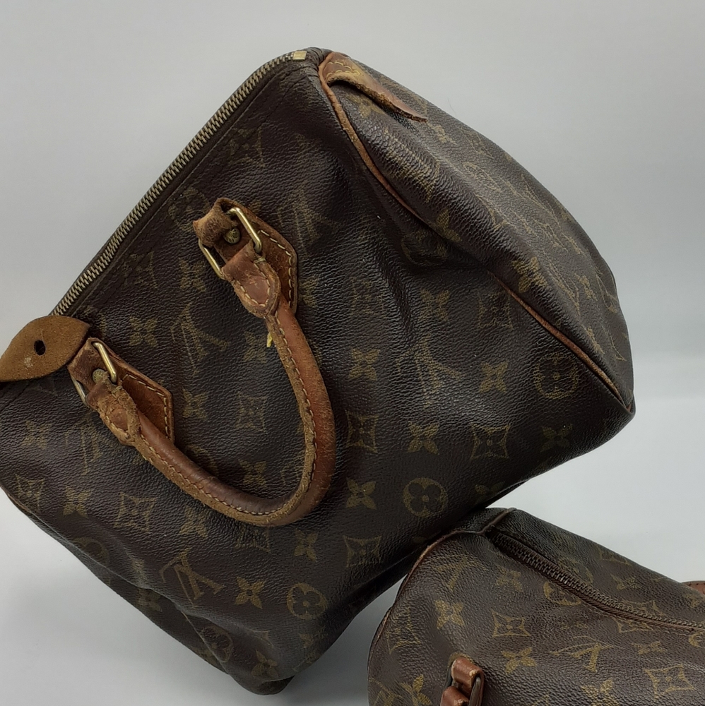 VINTAGE LOUIS VUITTON monogram SPEEDY 25 - Picture 2 of 11